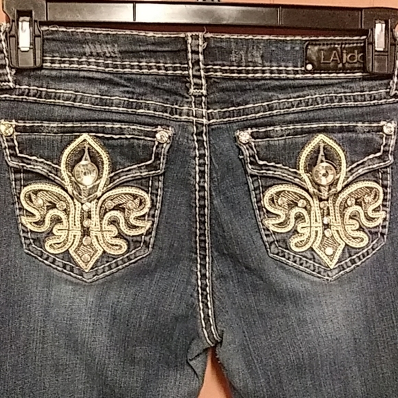 La Idol size 9 women's jeans 30x32 - Picture 5 of 8